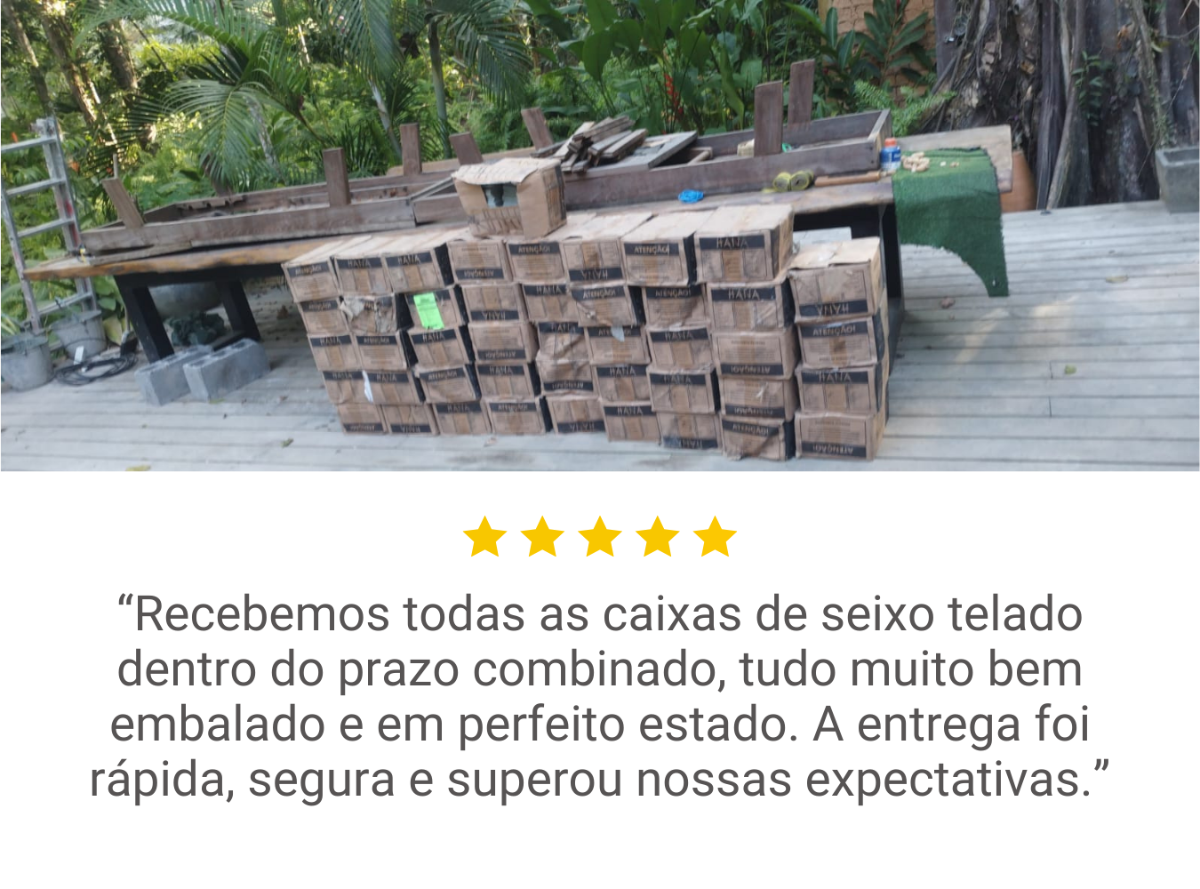 Depoimento cliente 1